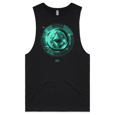 ETHEREUM III - Mens Sleeveless T-Shirt - FRONT PRINT