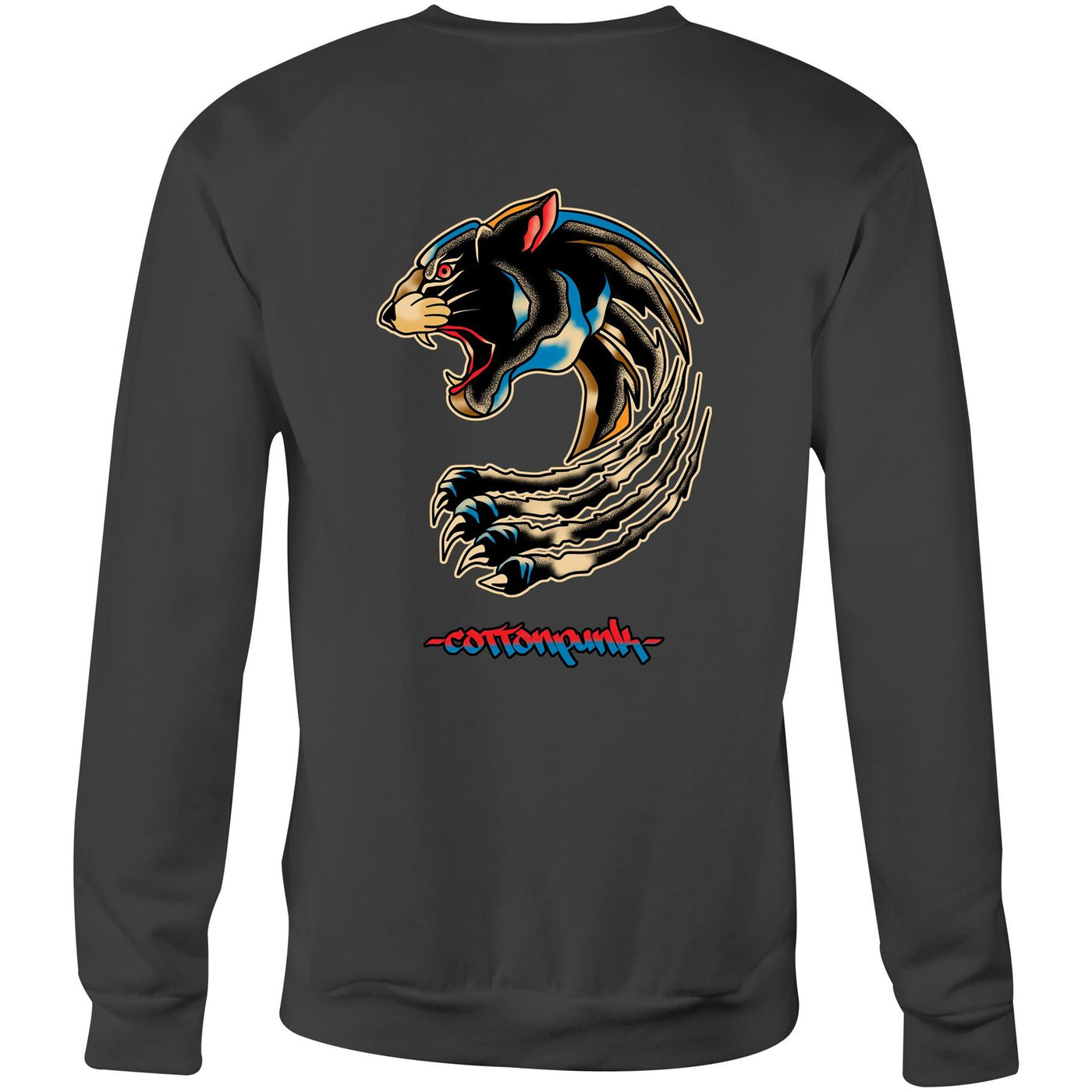 PANTHER (RT) - Mens Sweatshirt - BACK PRINT