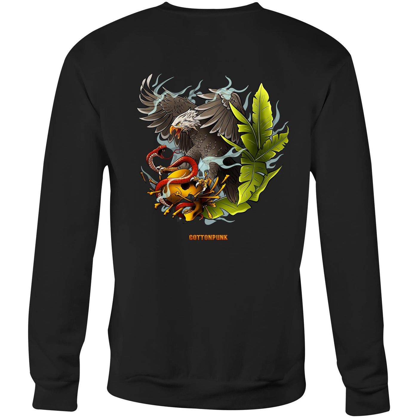 EAGLE - Mens Sweatshirt - BACK PRINT