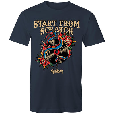 START FROM SCRATCH - Mens T-Shirt - FRONT PRINT