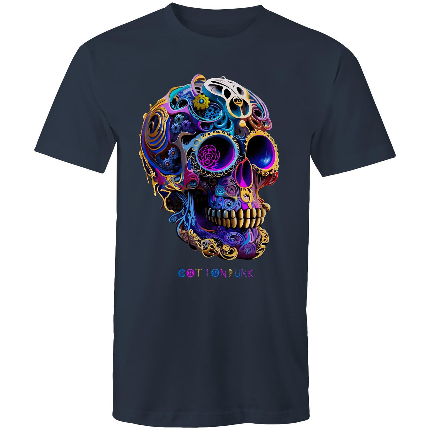 GEARS OF TIME V2 - Mens T-Shirt - FRONT PRINT