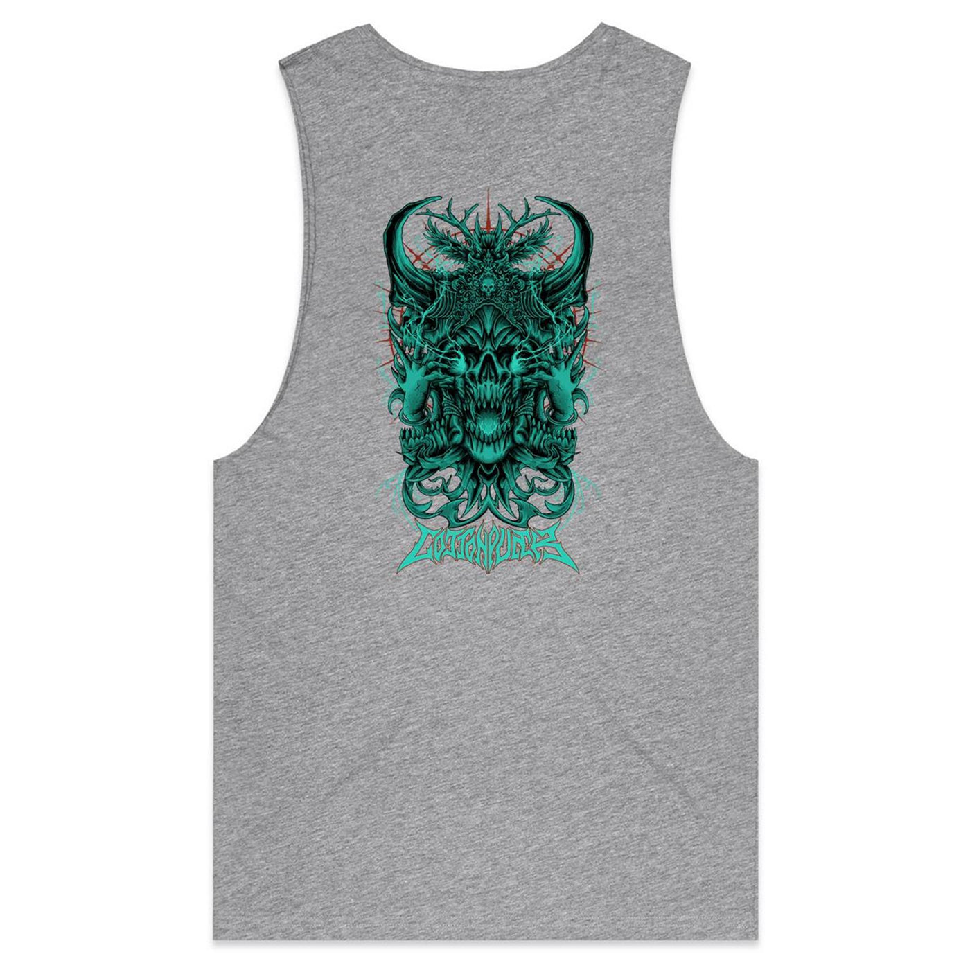 BLACK MAGIC II - Mens Sleeveless T-Shirt - BACK PRINT