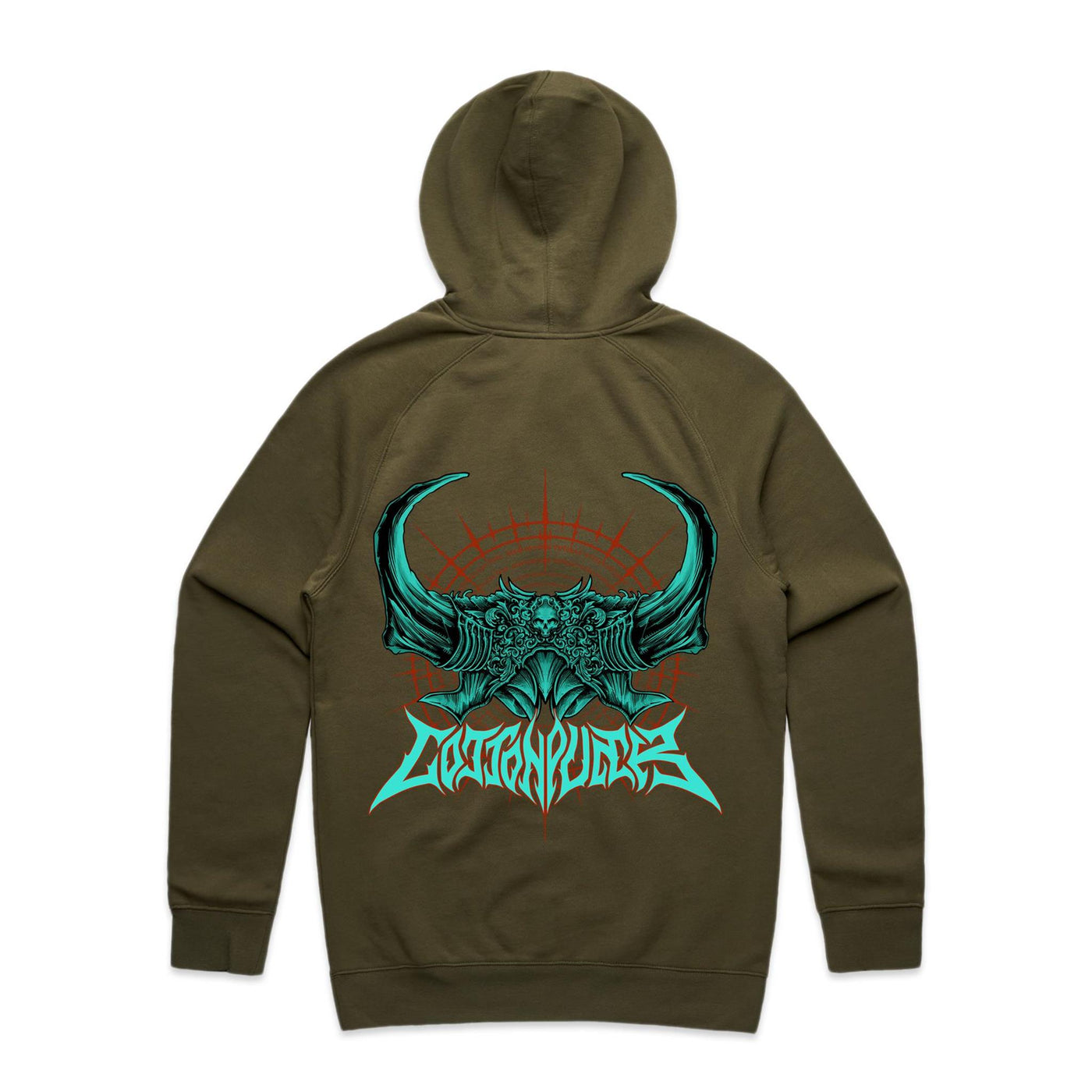 BLACK SPELL III - Mens Pocket Hoodie - BACK PRINT