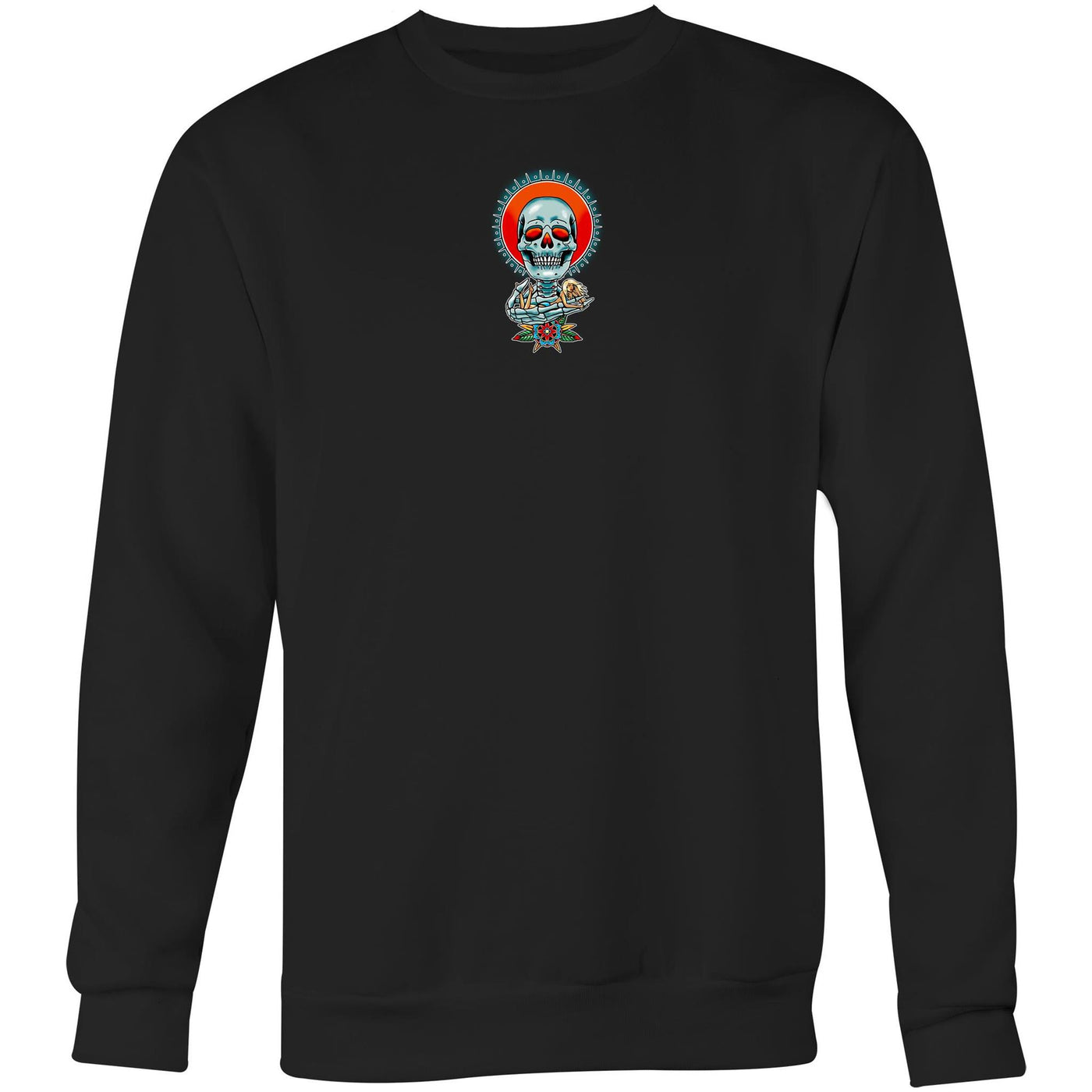 NEVER R.I.P - Mens Sweatshirt - BACK PRINT