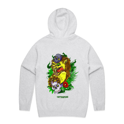 LION - Mens Pocket Hoodie - BACK PRINT