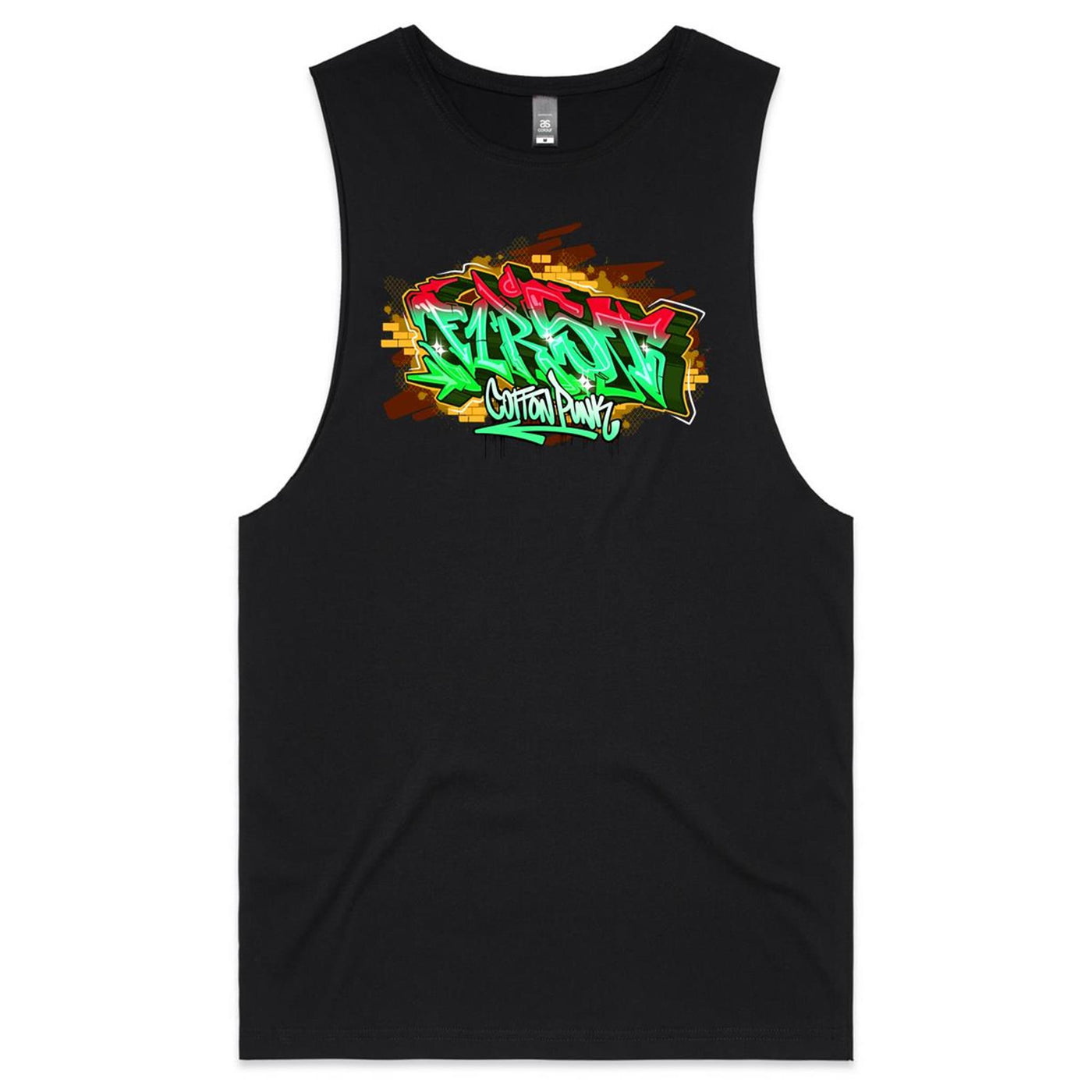 F1RST - Mens Sleeveless T-Shirt - FRONT PRINT