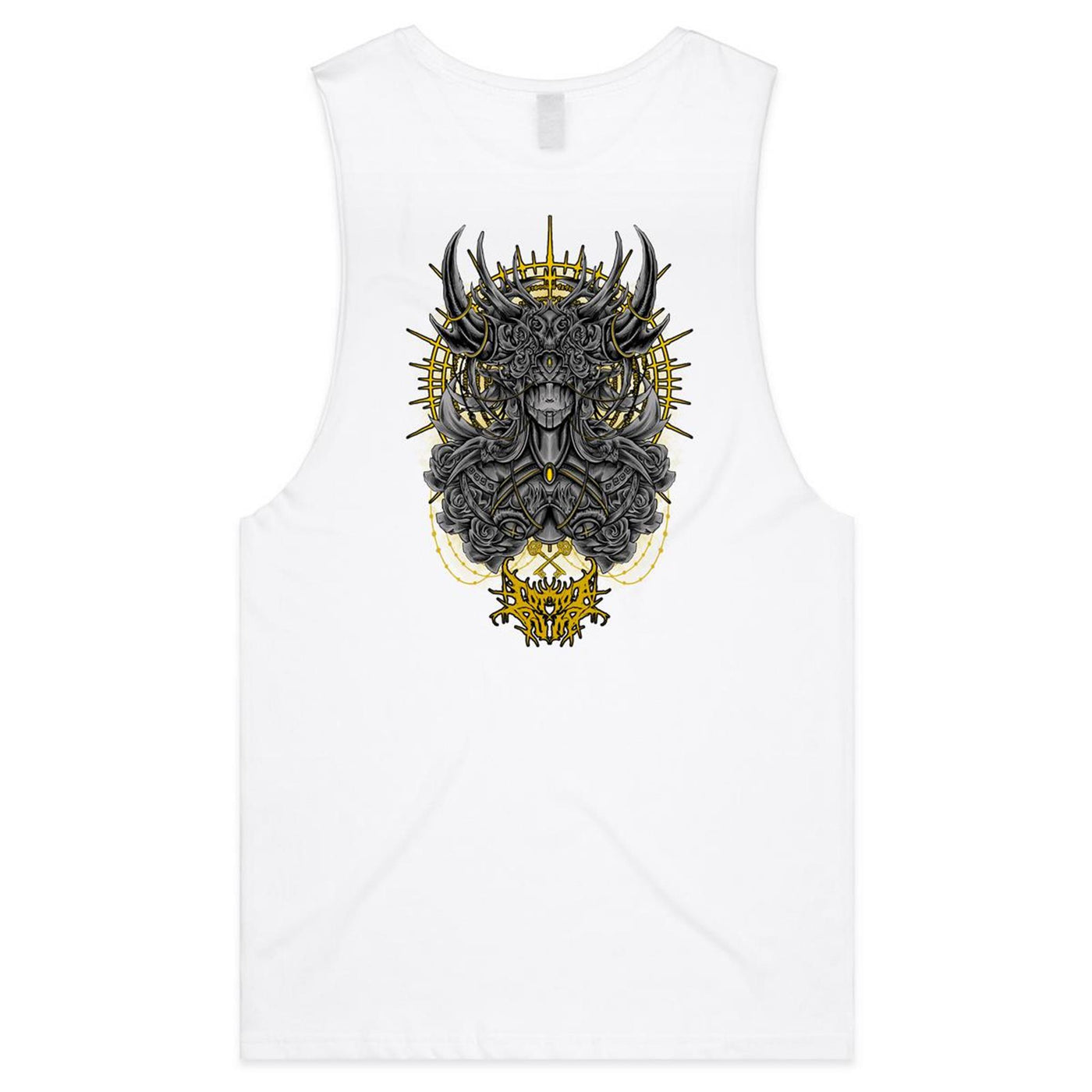 KEYMASTER - Mens Sleeveless T-Shirt - BACK PRINT