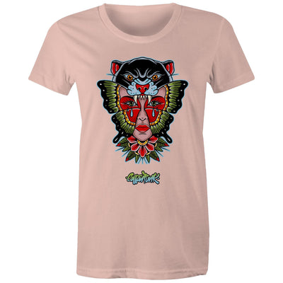 NO REGRETS (W) - Womens T-Shirt - FRONT PRINT