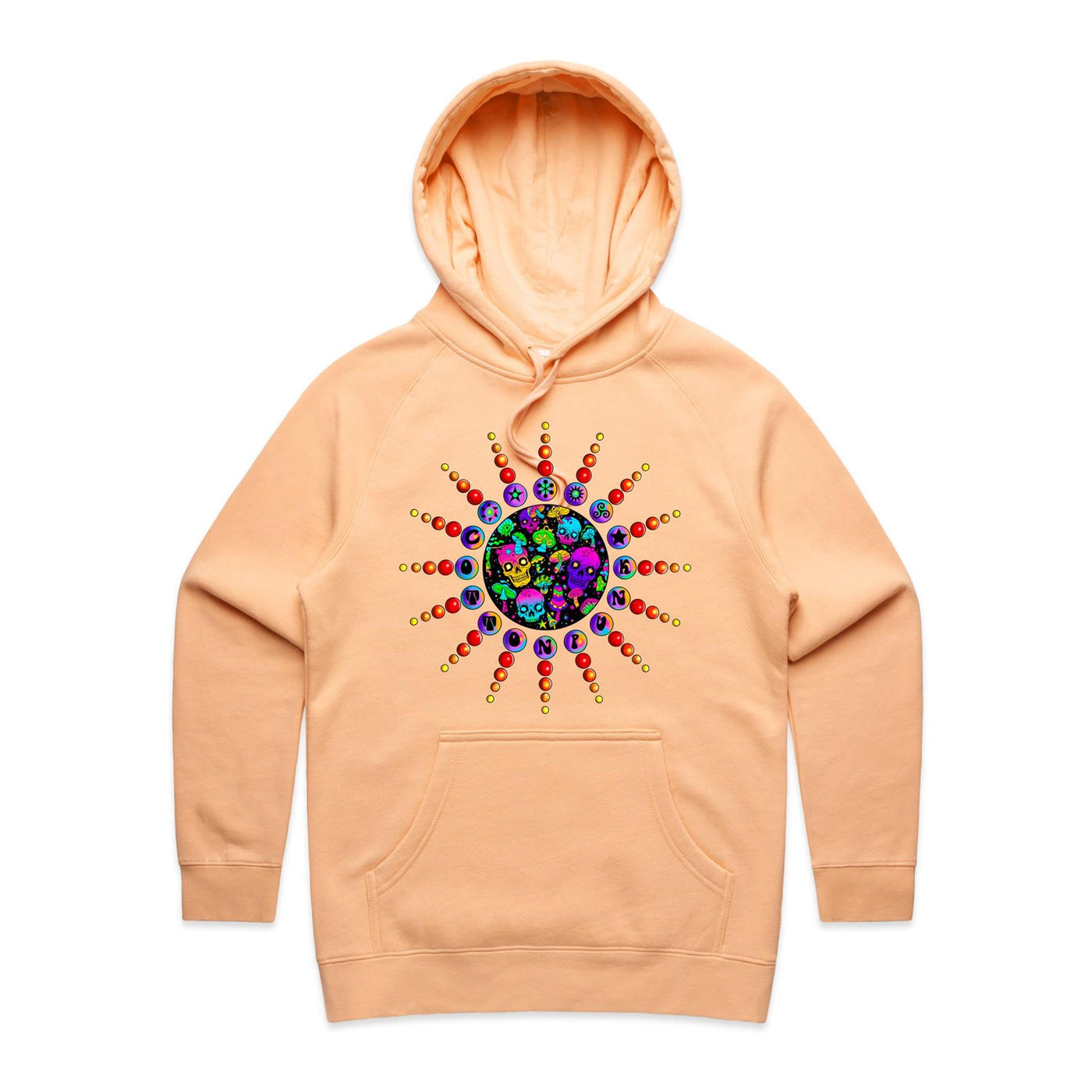 EUPHORIA (W) - Womens Pocket Hoodie - FRONT PRINT