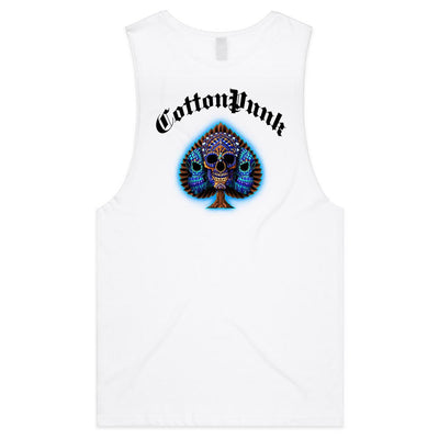 SUPPORT YOUR DEALER - Mens Sleeveless T-Shirt - BACK PRINT