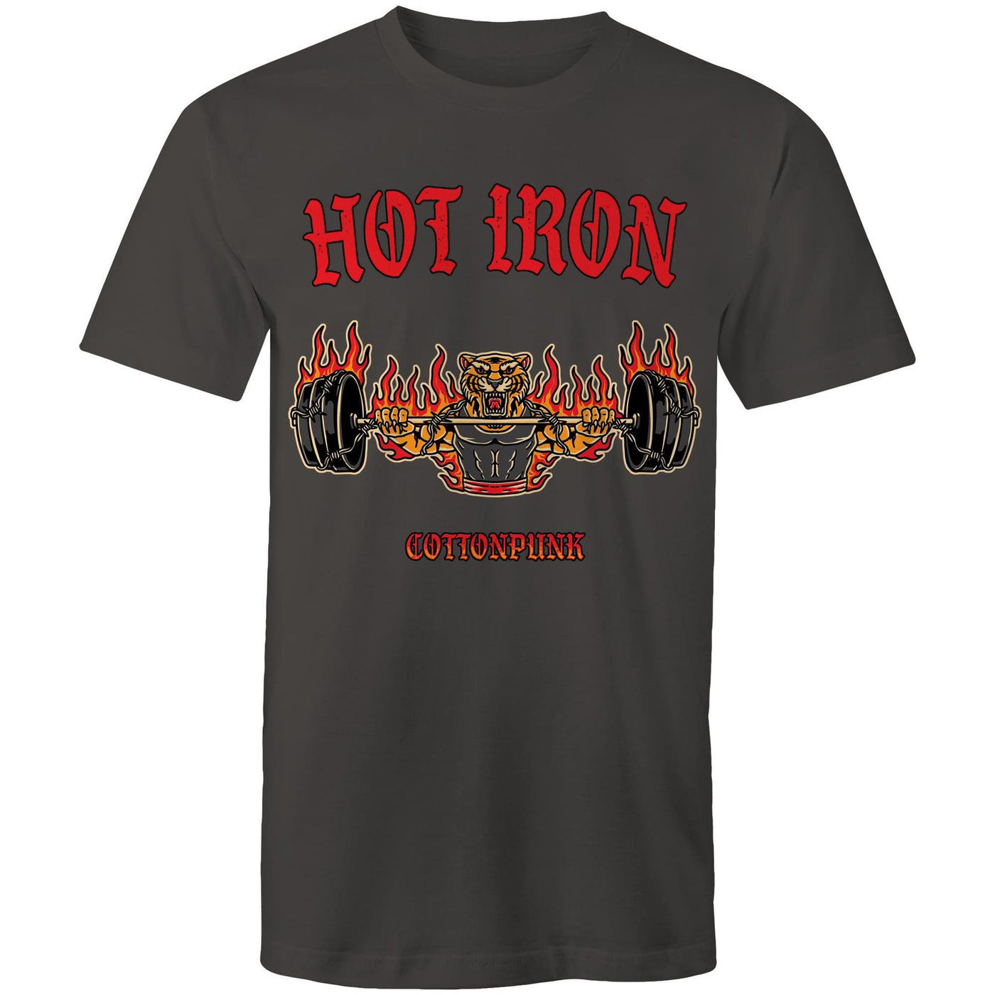 HOT IRON - Mens T-Shirt - FRONT PRINT