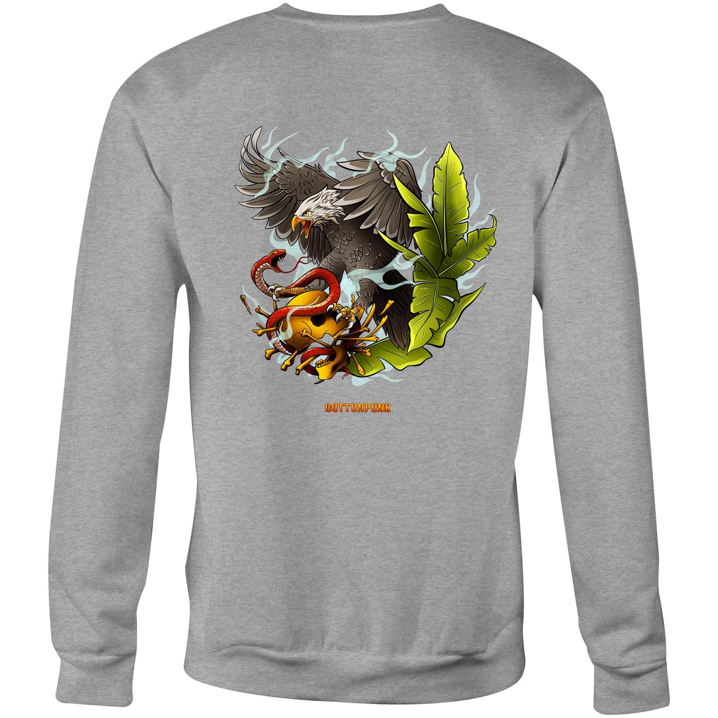 EAGLE - Mens Sweatshirt - BACK PRINT