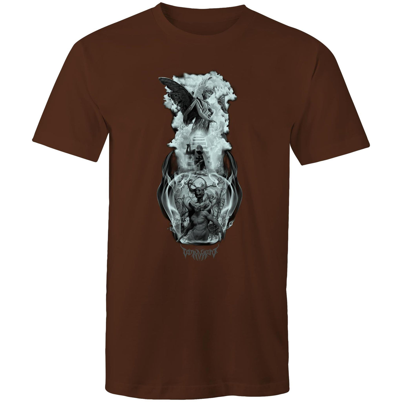 BETWEEN HEAVEN & HELL - Mens T-Shirt - FRONT PRINT