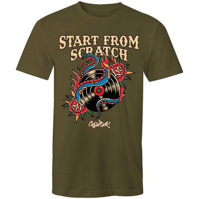 START FROM SCRATCH - Mens T-Shirt - FRONT PRINT