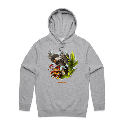 EAGLE - Mens Pocket Hoodie - FRONT PRINT