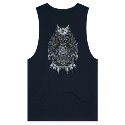 ALMOST HUMAN IV - Mens Sleeveless T-Shirt - BACK PRINT