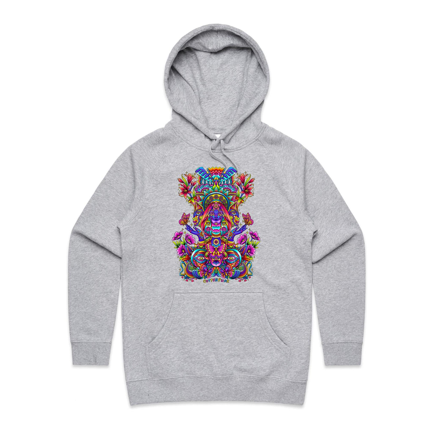 EGO TRIP - Womens Pocket Hoodie - FRONT PRINT