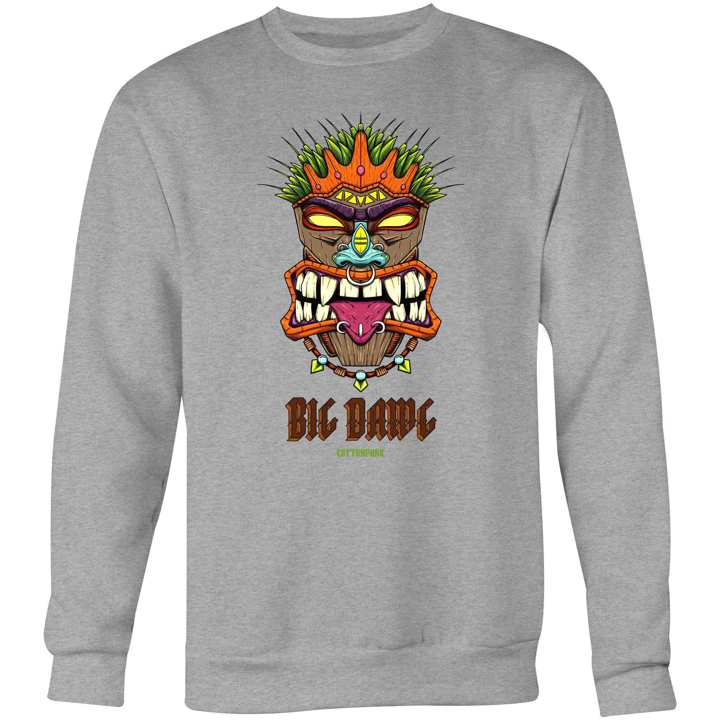 BIG DAWG - Mens Sweatshirt - FRONT PRINT