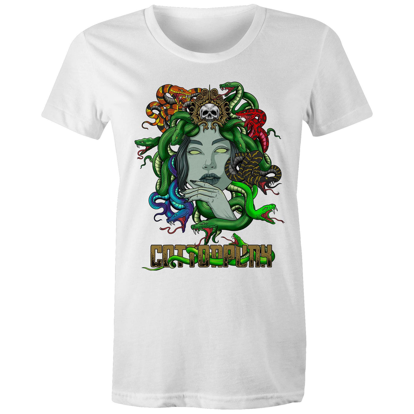 LOOK ME IN THE EYES (W) - Womens T-Shirt - FRONT PRINT