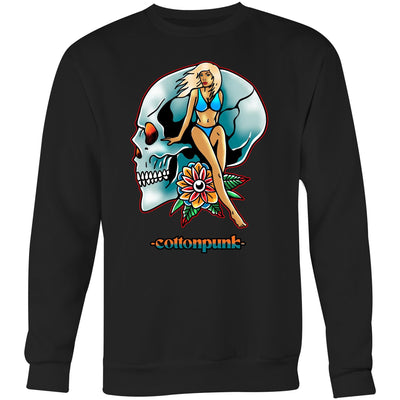 NEVER R.I.P (W) - Womens Sweatshirt - FRONT PRINT