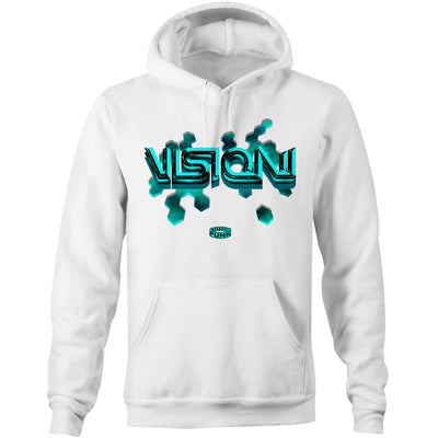 VISION - Mens Pocket Hoodie - FRONT PRINT