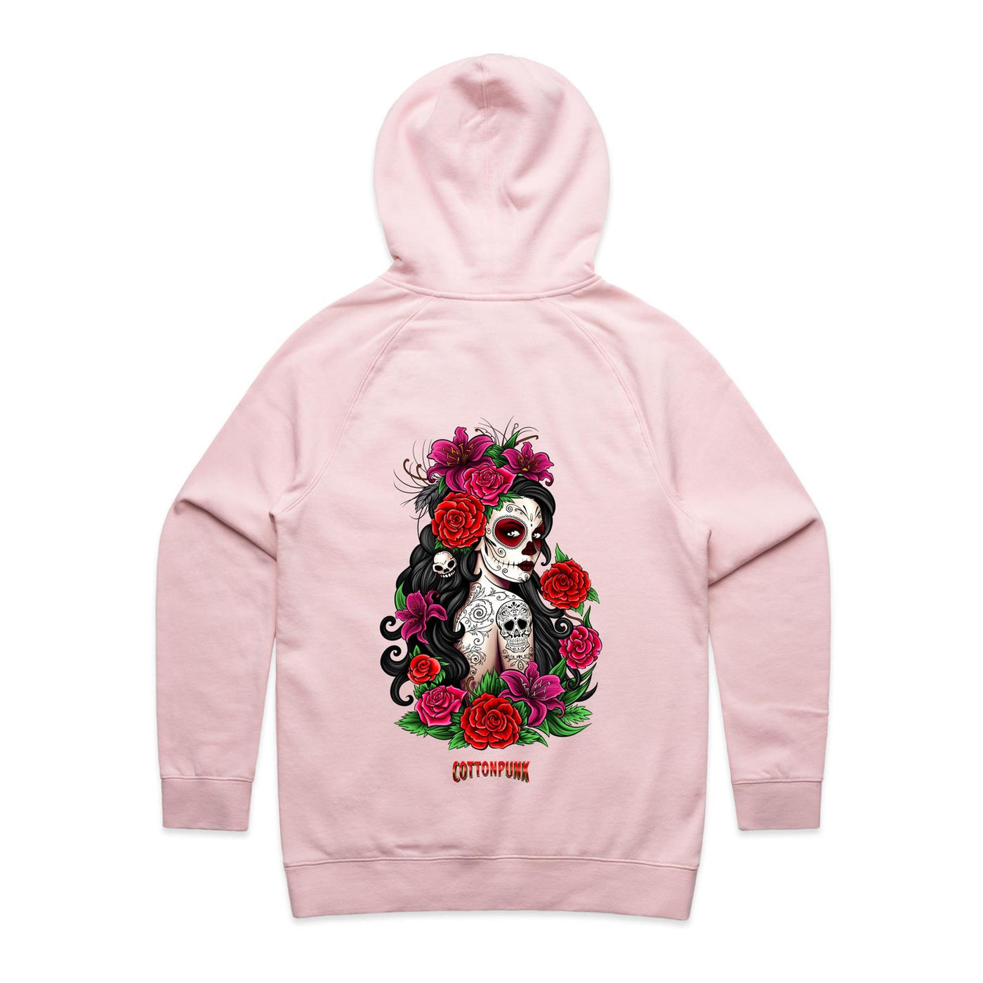 EL AMOR NUNCA MUERE - Womens Pocket Hoodie - BACK PRINT