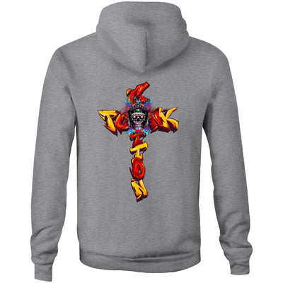 COTTONPUNK X HEAT - Mens Pocket Hoodie - BACK PRINT