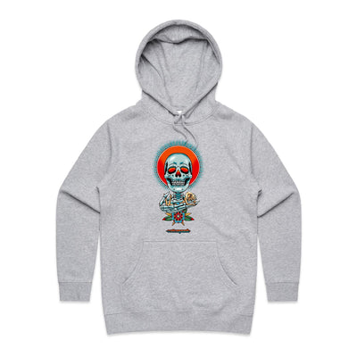 HAVE A NICE DEATH (W) - Womens Pocket Hoodie - FRONT PRINT