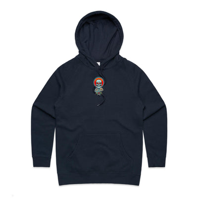 NEVER R.I.P (W) - Womens Pocket Hoodie - BACK PRINT