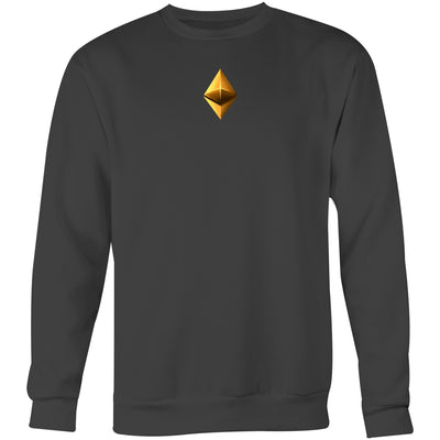 ETHEREUM II - Mens Sweatshirt - BACK PRINT