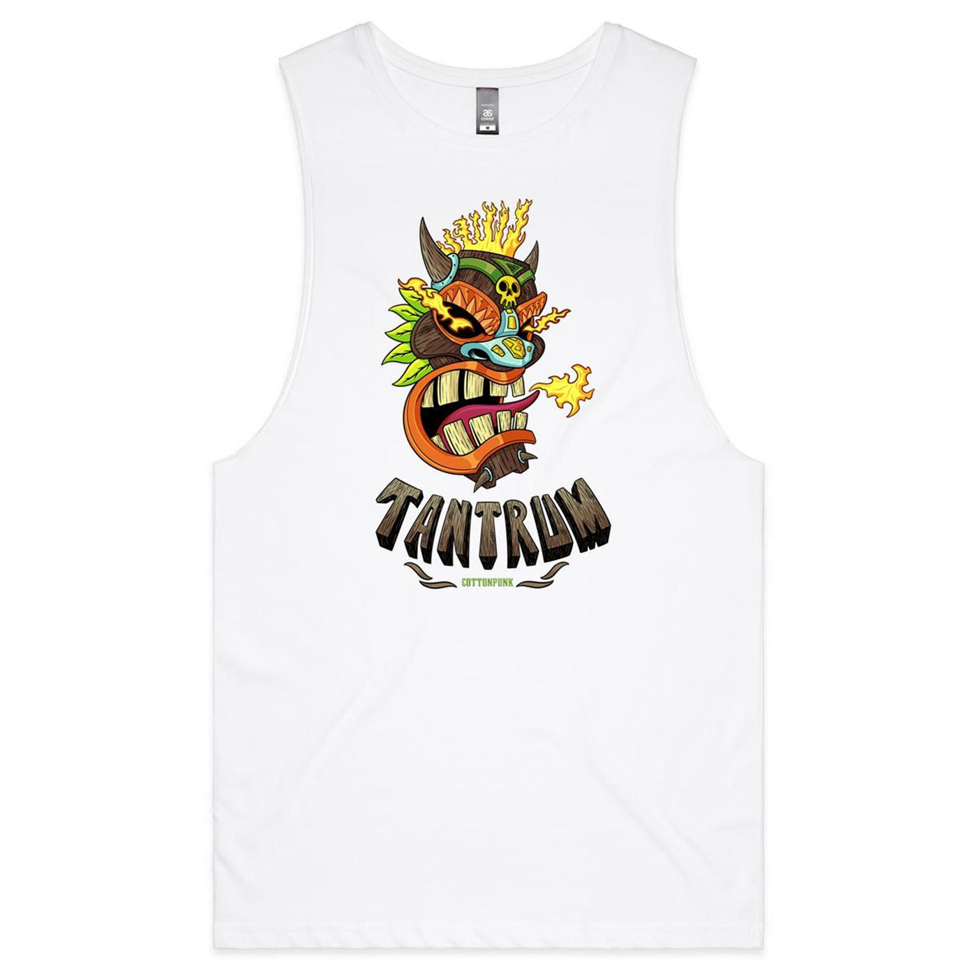 TANTRUM - Mens Sleeveless T-Shirt - FRONT PRINT