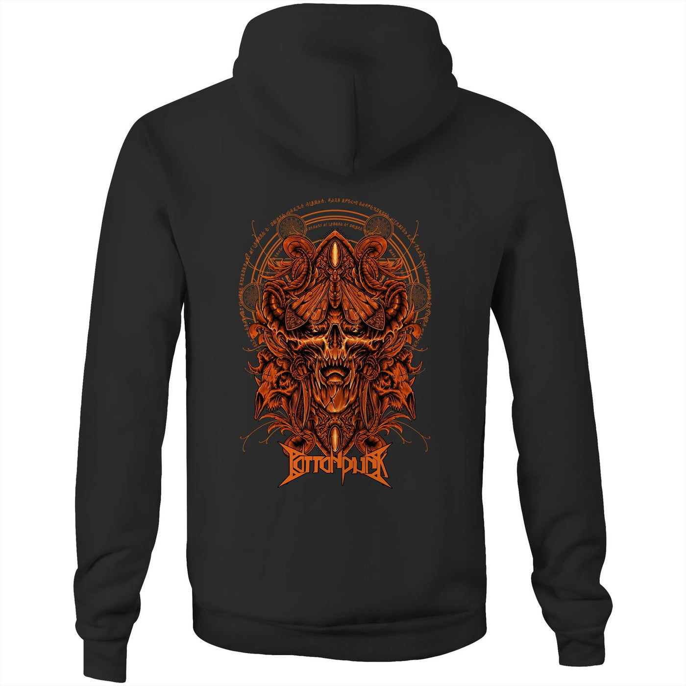 DEATHMOTH III - Mens Pocket Hoodie - BACK PRINT