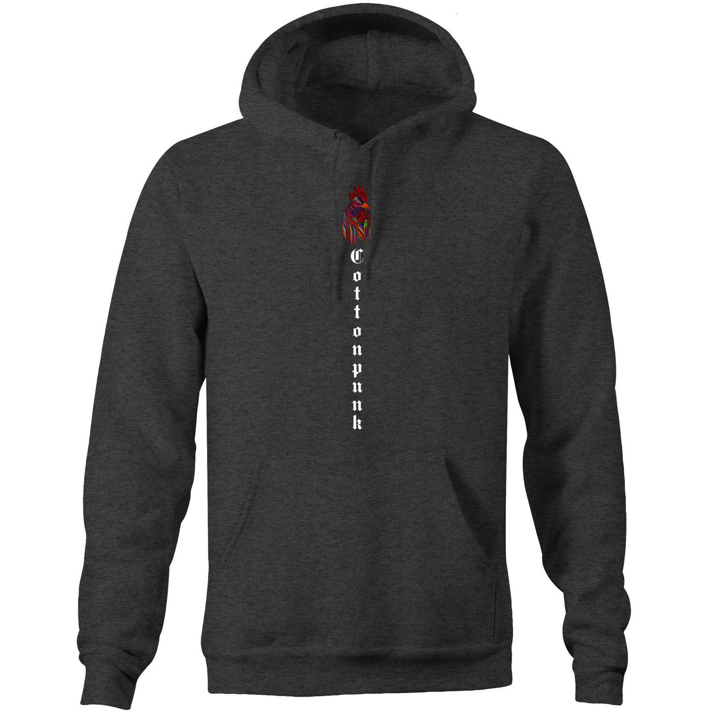 BIG C - Mens Pocket Hoodie - BACK PRINT