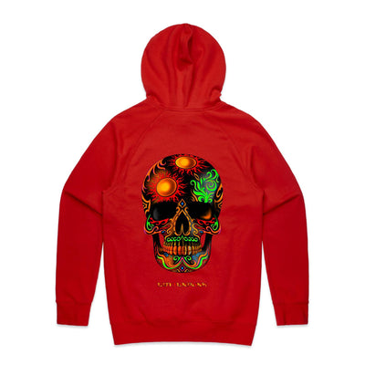 DEATH BY SUNSET - Mens Pocket Hoodie - BACK PRINT