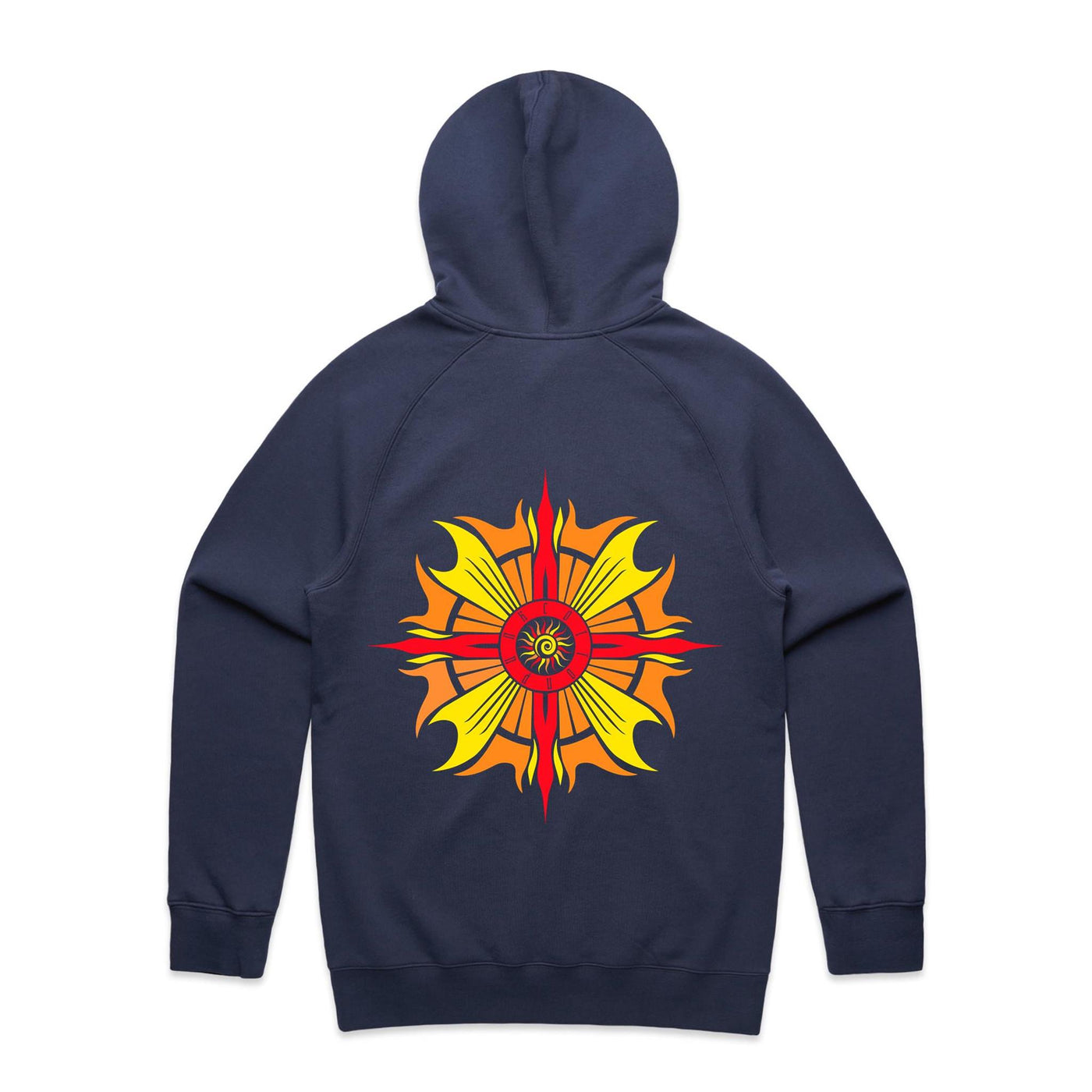 SUNDANCE II - Mens Pocket Hoodie - BACK PRINT