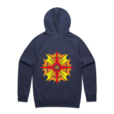 SUNDANCE II - Mens Pocket Hoodie - BACK PRINT