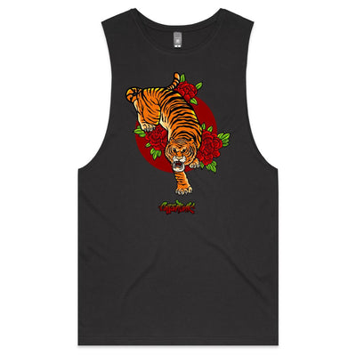 JUNGLE KING - Mens Sleeveless T-Shirt - FRONT PRINT