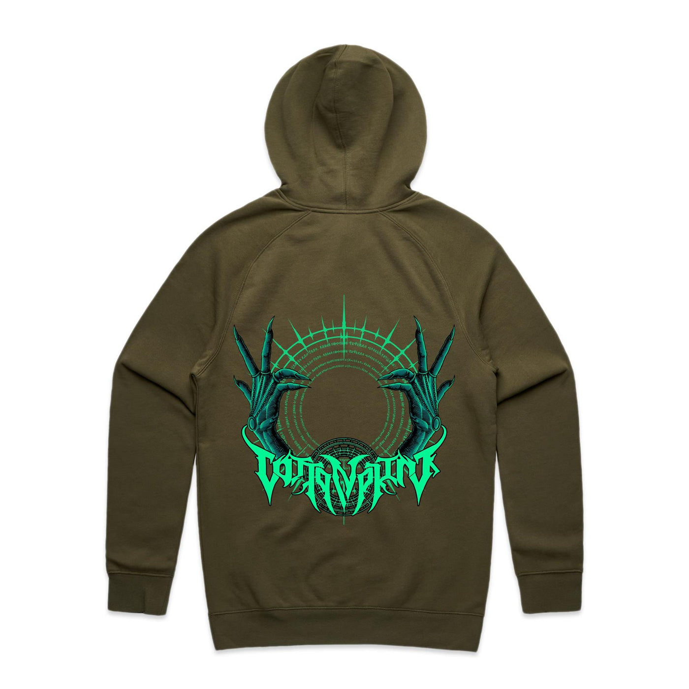 RISING II - Mens Pocket Hoodie - BACK PRINT