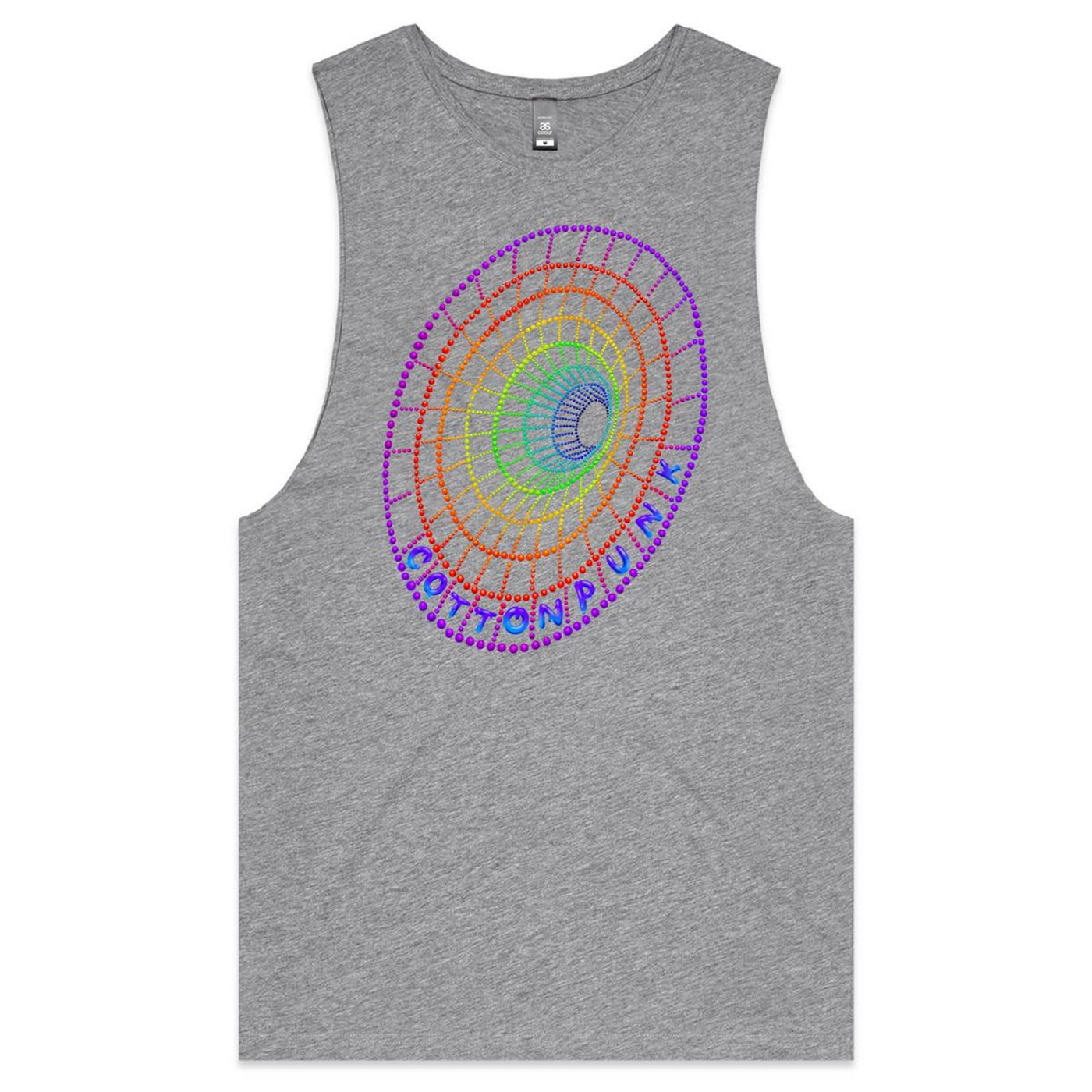 OPEN YOUR MIND - Mens Sleeveless T-Shirt - FRONT PRINT