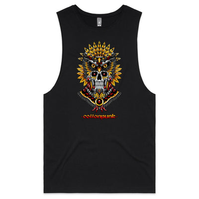 PRAY TO YOUR GODS - Mens Sleeveless T-Shirt - FRONT PRINT