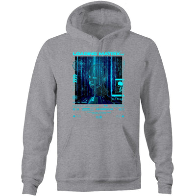 LOADING MATRIX - Mens Pocket Hoodie - FRONT PRINT