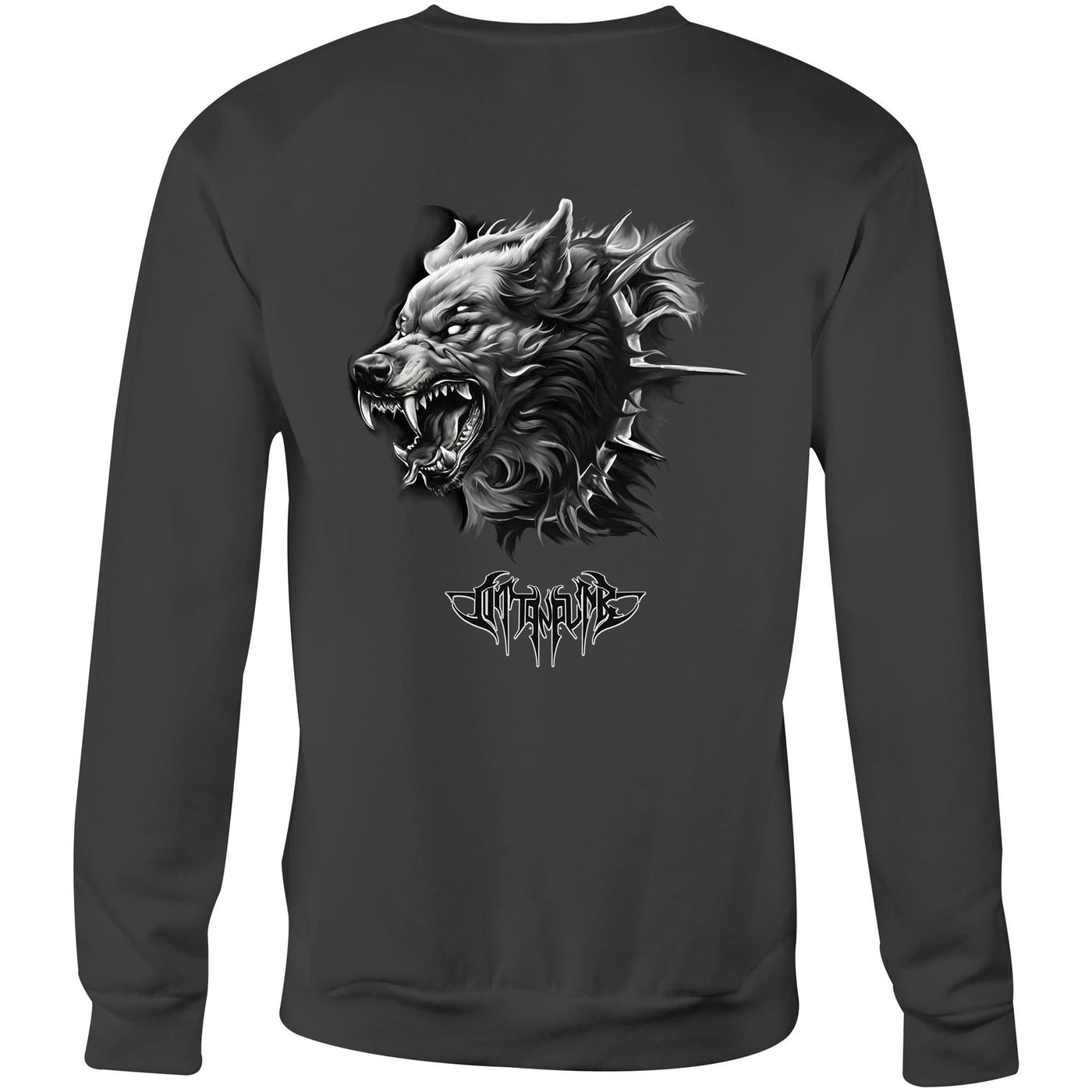 WEREWOLF - Mens Sweatshirt - BACK PRINT