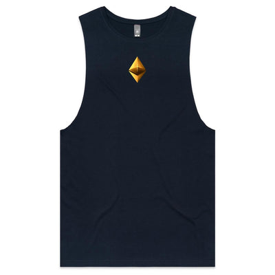 ETHEREUM II - Mens Sleeveless T-Shirt - BACK PRINT