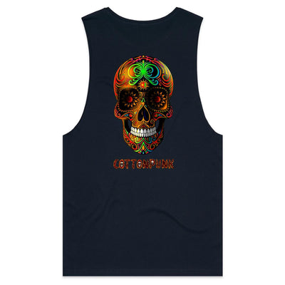 DEATH IN CANCÚN - Mens Sleeveless T-Shirt - BACK PRINT