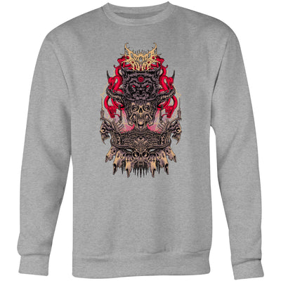 ALMOST HUMAN - Mens Sweatshirt - FRONT PRINT