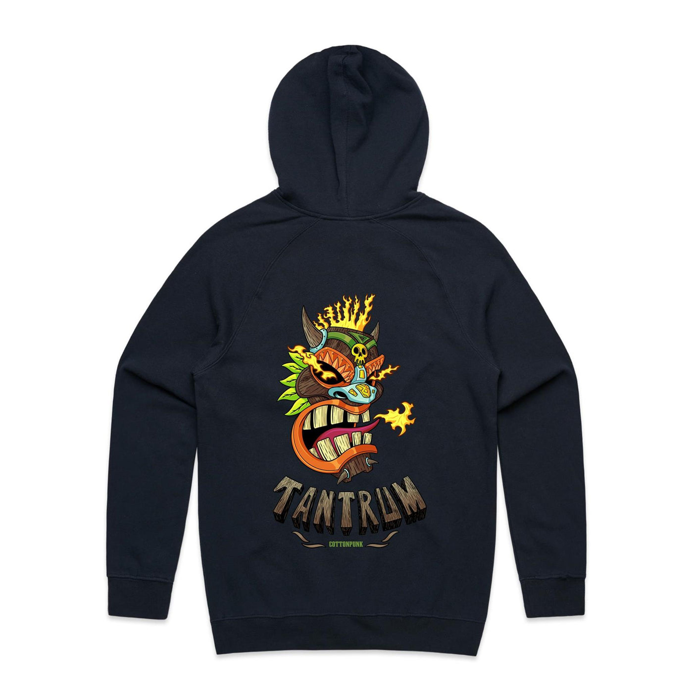 TANTRUM - Mens Pocket Hoodie - BACK PRINT