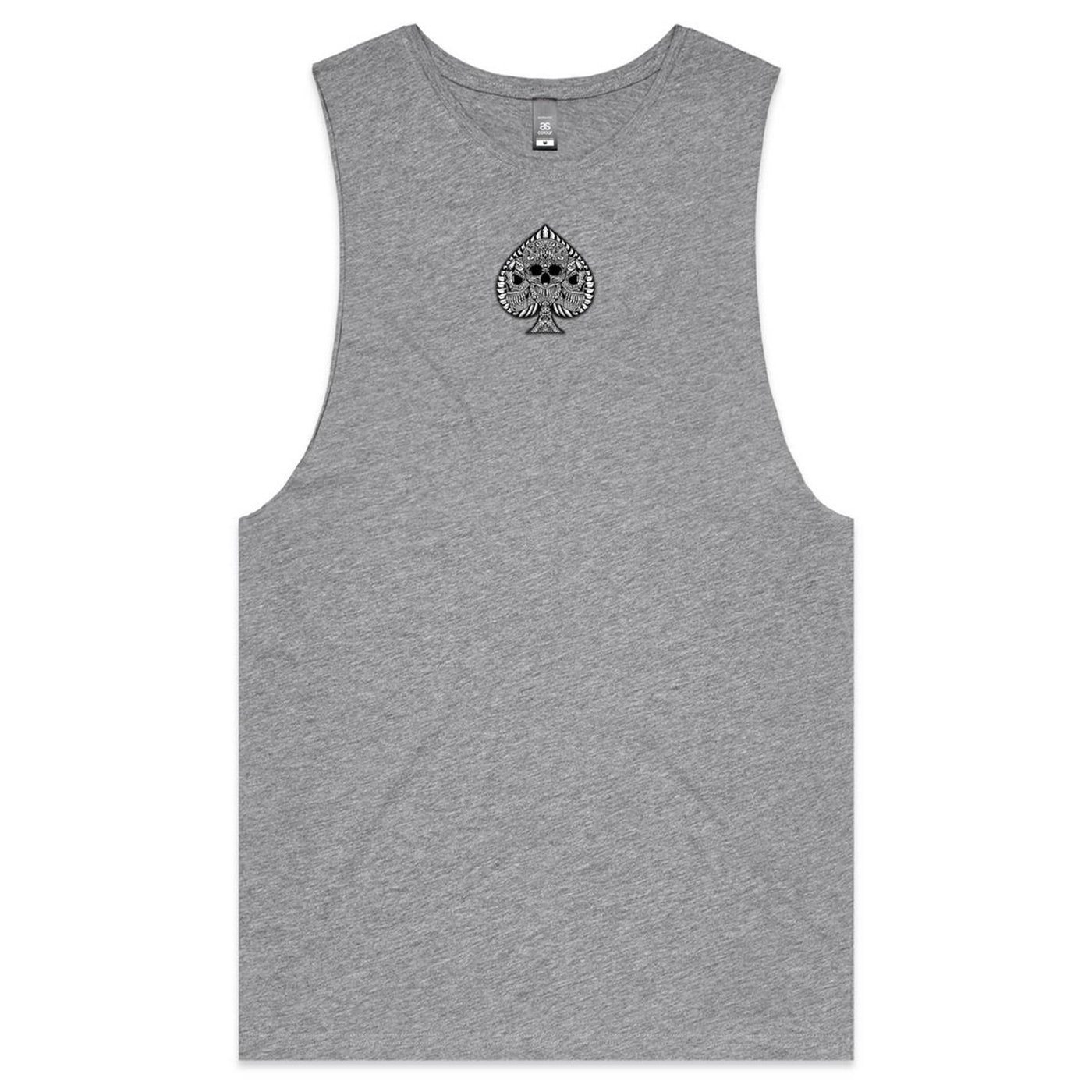 TIME KILLA - Mens Sleeveless T-Shirt - BACK PRINT