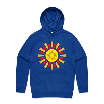 SUNDANCE II (R) - Mens Pocket Hoodie - FRONT PRINT