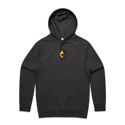 ETHEREUM II - Mens Pocket Hoodie - BACK PRINT