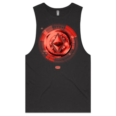 ETHEREUM IV - Mens Sleeveless T-Shirt - FRONT PRINT